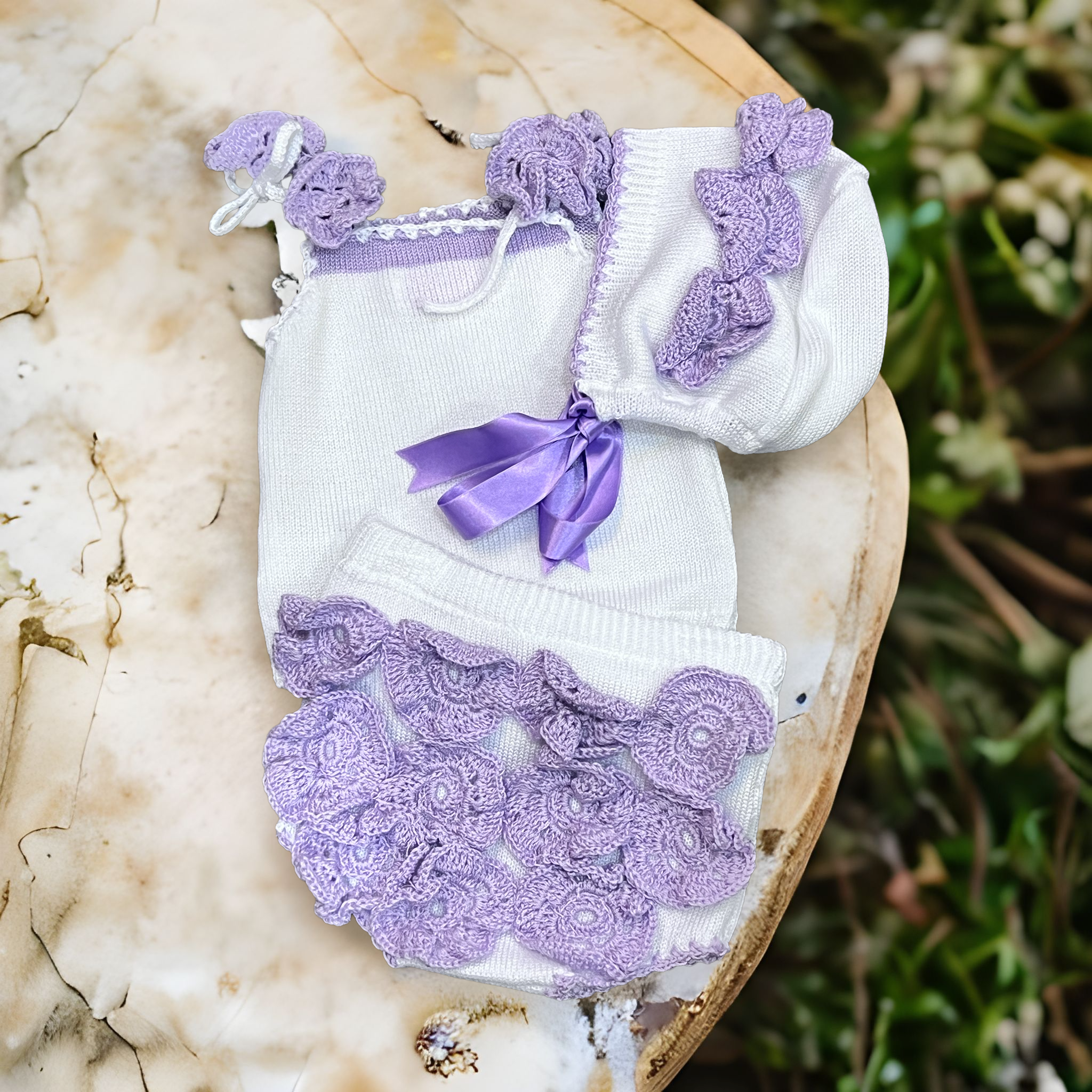 Summer Lilac Short Set